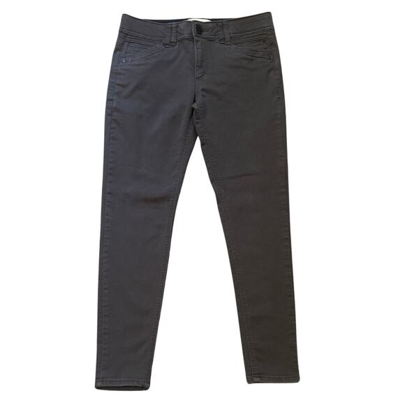 Democracy Denim - DEMOCRACY Midrise Ab Technology Ankle Length Skinny Jean EUC Dark Gray Womens 4